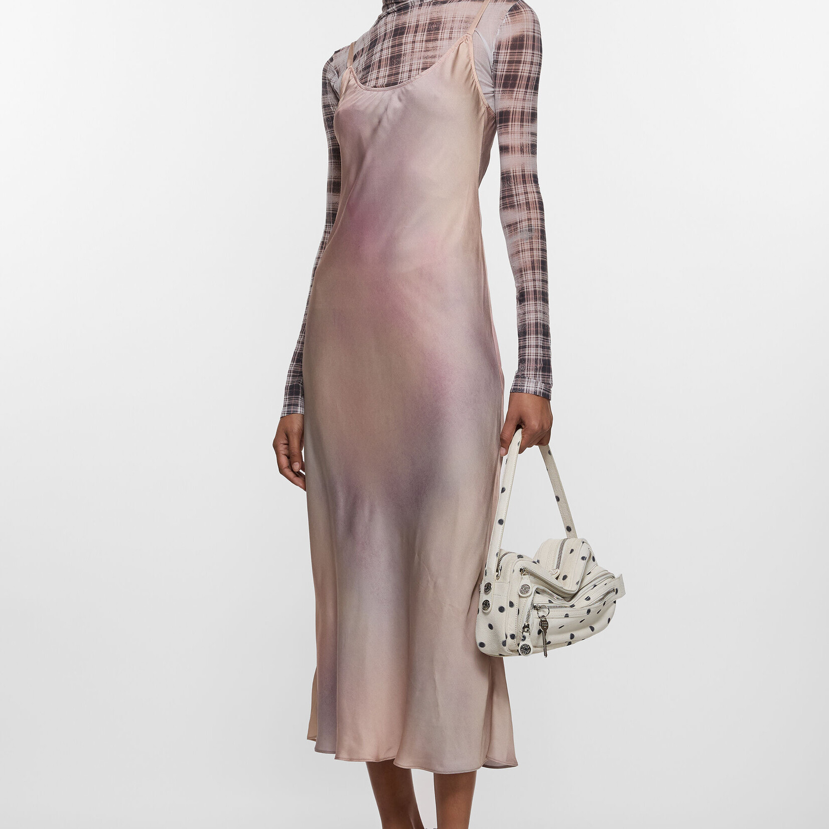 ACNE STUDIOS Strap Dress | Multi Pink