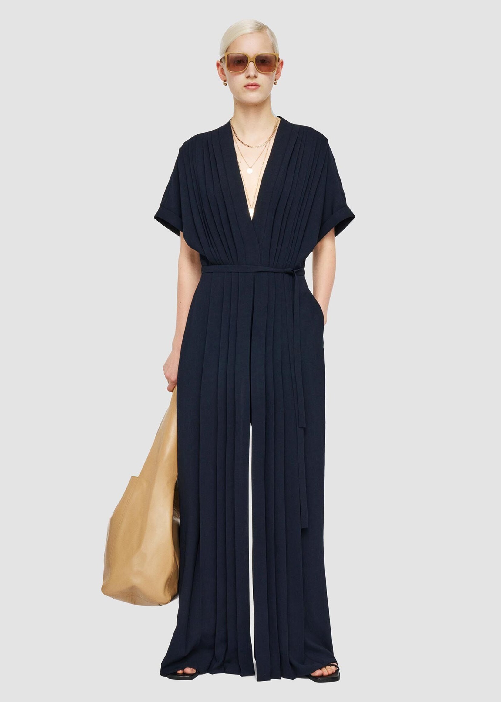 JOSEPH JOSEPH Sofia Pant Airy Plisse, Navy