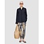 JOSEPH Bold Blouse Habotai Silk, Navy