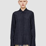 JOSEPH JOSEPH Bold Blouse Habotai Silk, Navy