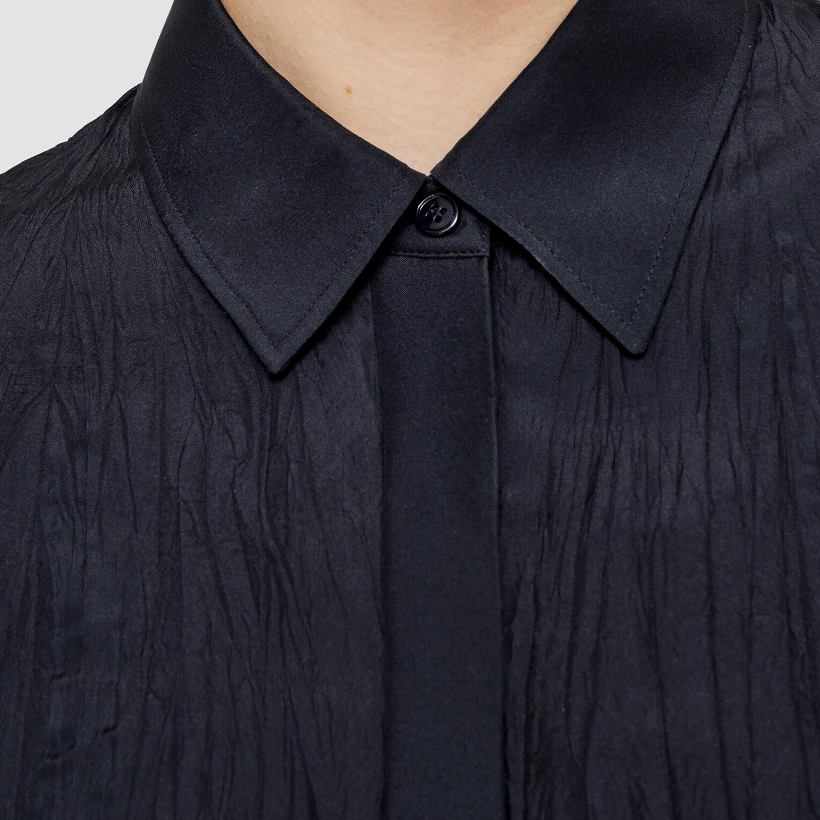 JOSEPH JOSEPH Bold Blouse Habotai Silk, Navy