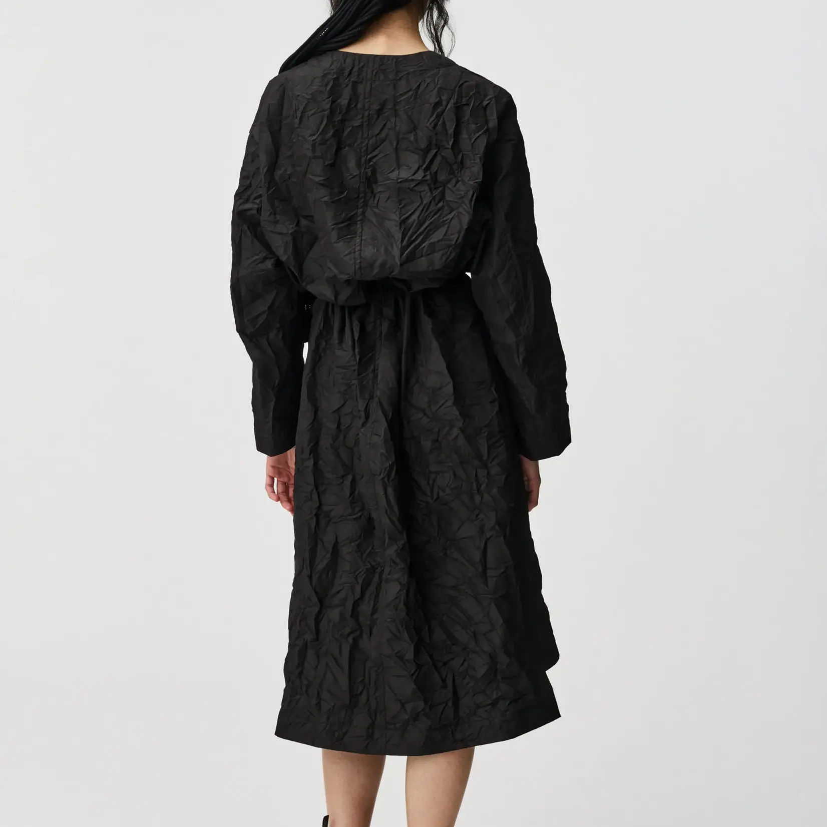 ADNYM Adnym Rezi Coat Black Crinkle