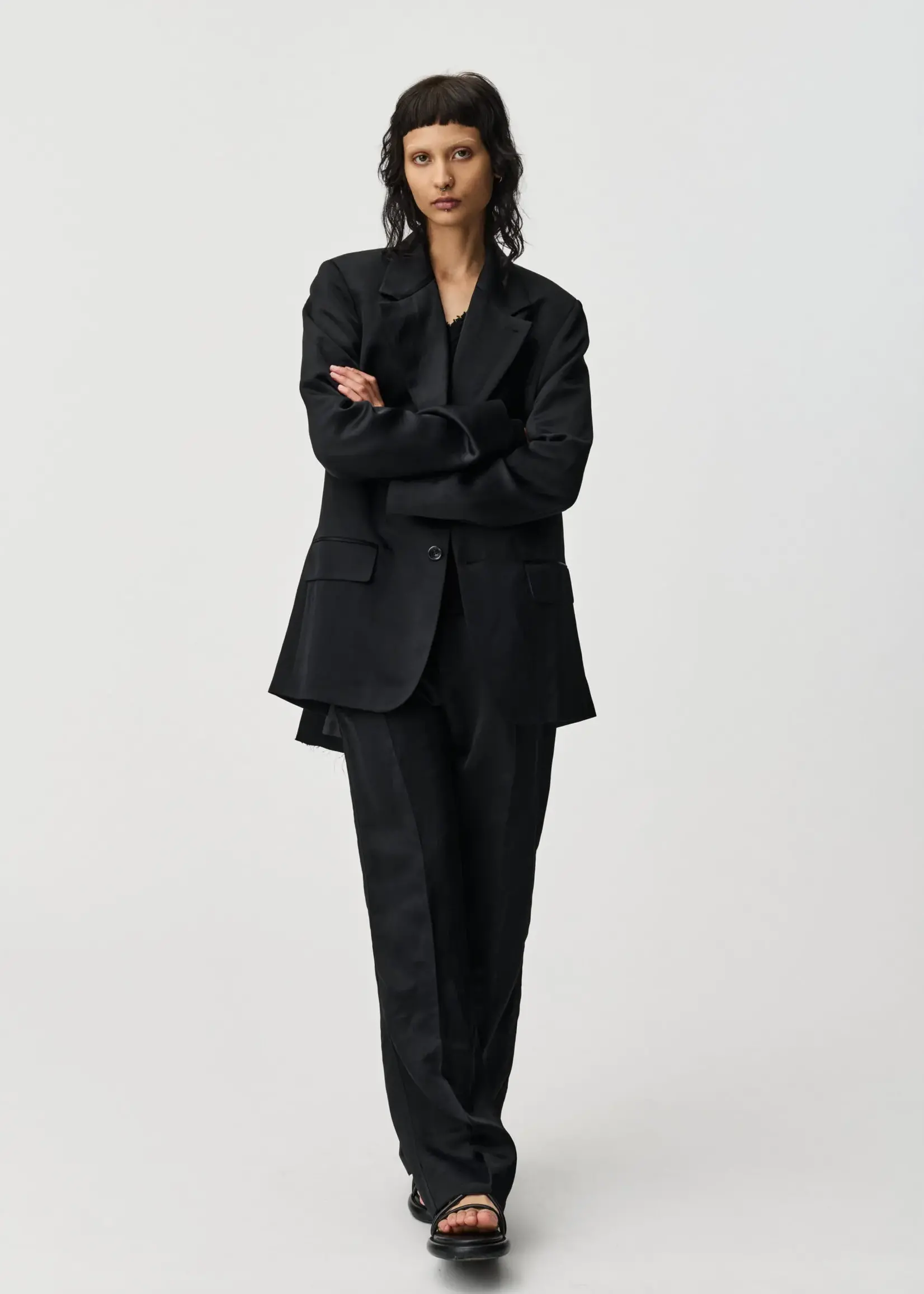 ADNYM Adnym Cyrus Jacket Black Sateen