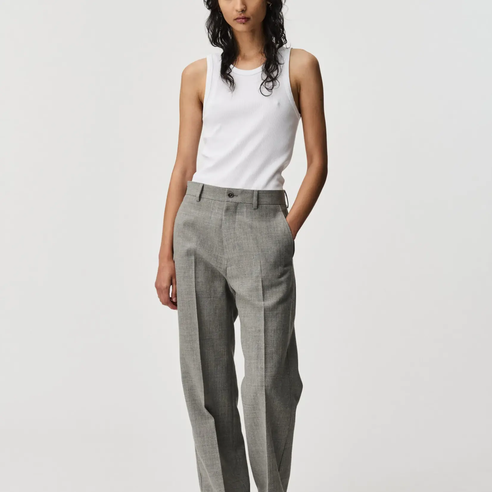 ADNYM Adnym Garcon Trouser Morning Grey