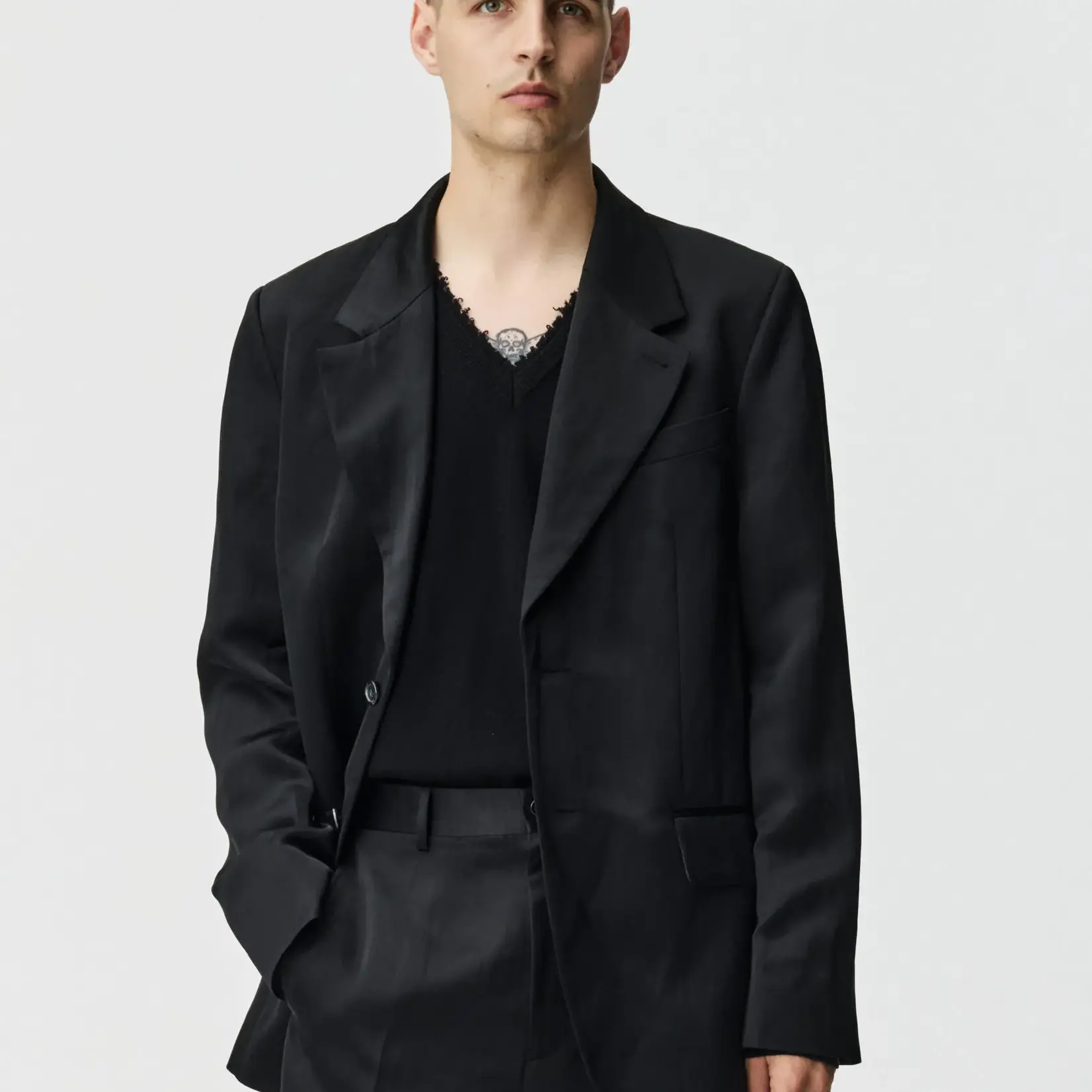 ADNYM Adnym Cyrus Jacket Black Sateen