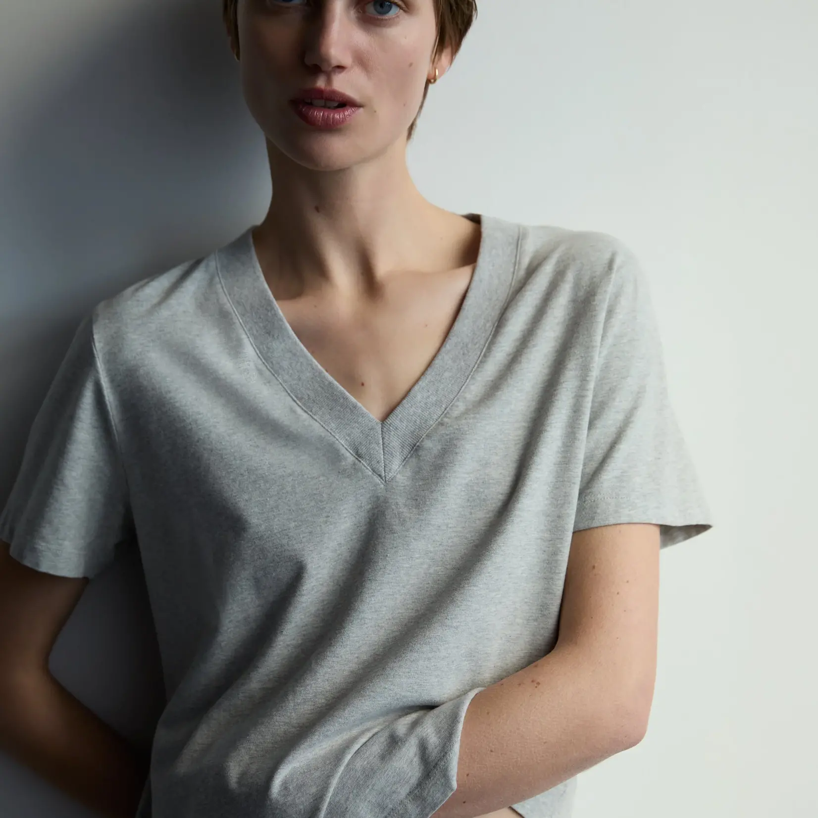 Neeve Neeve The Victoria Shirt | Grey Melange