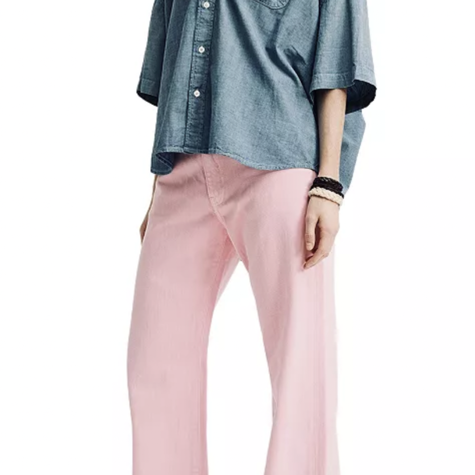 DENIMIST Denimist Dena jean ,garment dyed orchid pink