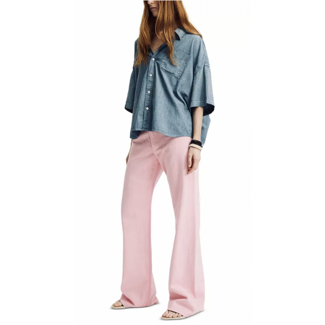 Denimist Dena jean ,garment dyed orchid pink