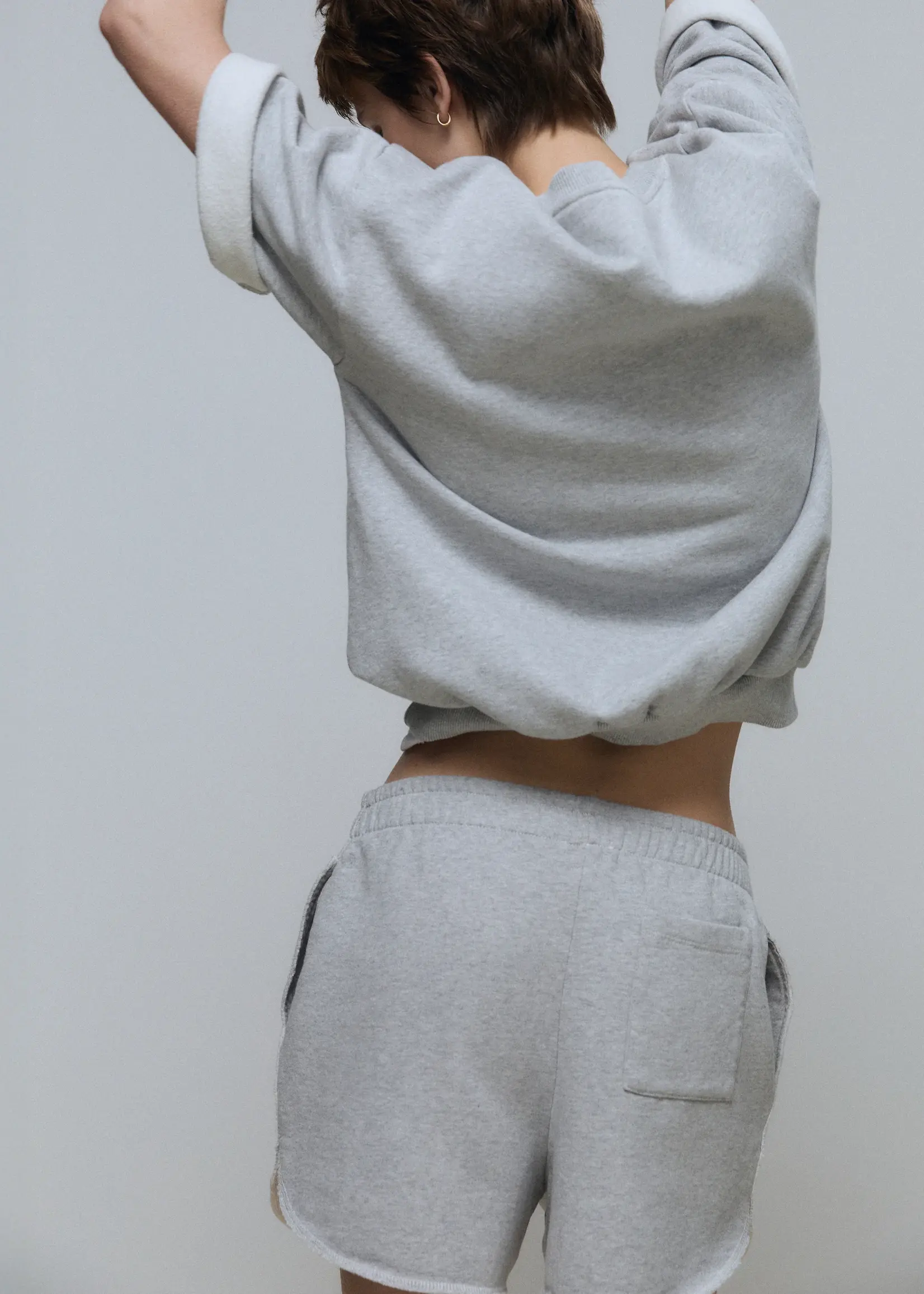 Neeve Neeve The Marie Short | Grey Melange