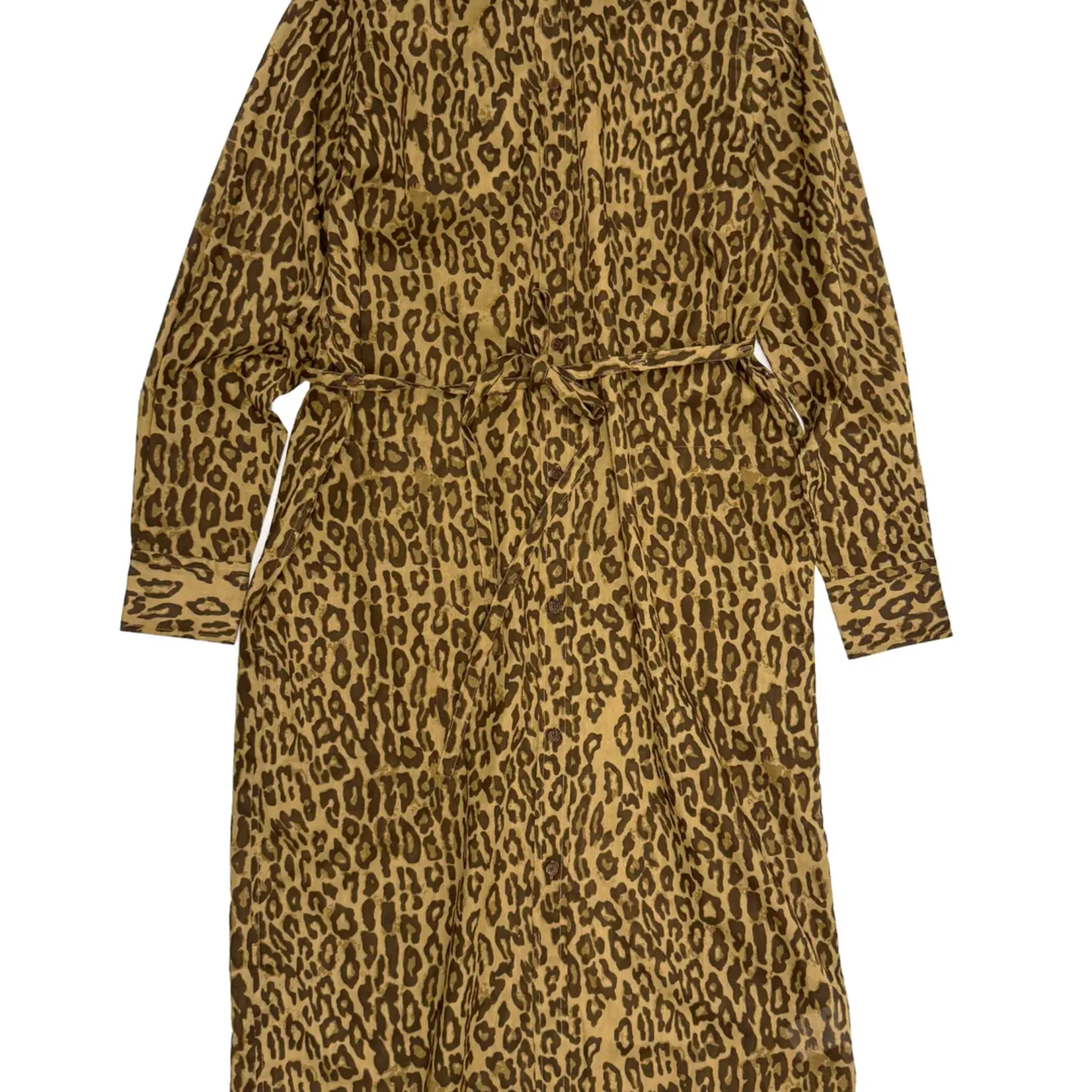 6397 Collarless Shirtdress | Leopard