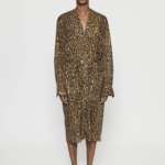 6397 Collarless Shirtdress | Leopard