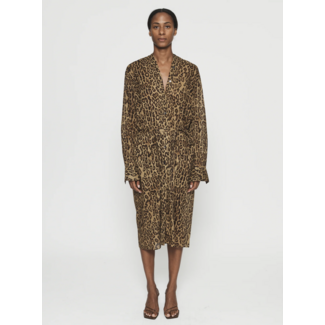 6397 Collarless Shirtdress | Leopard