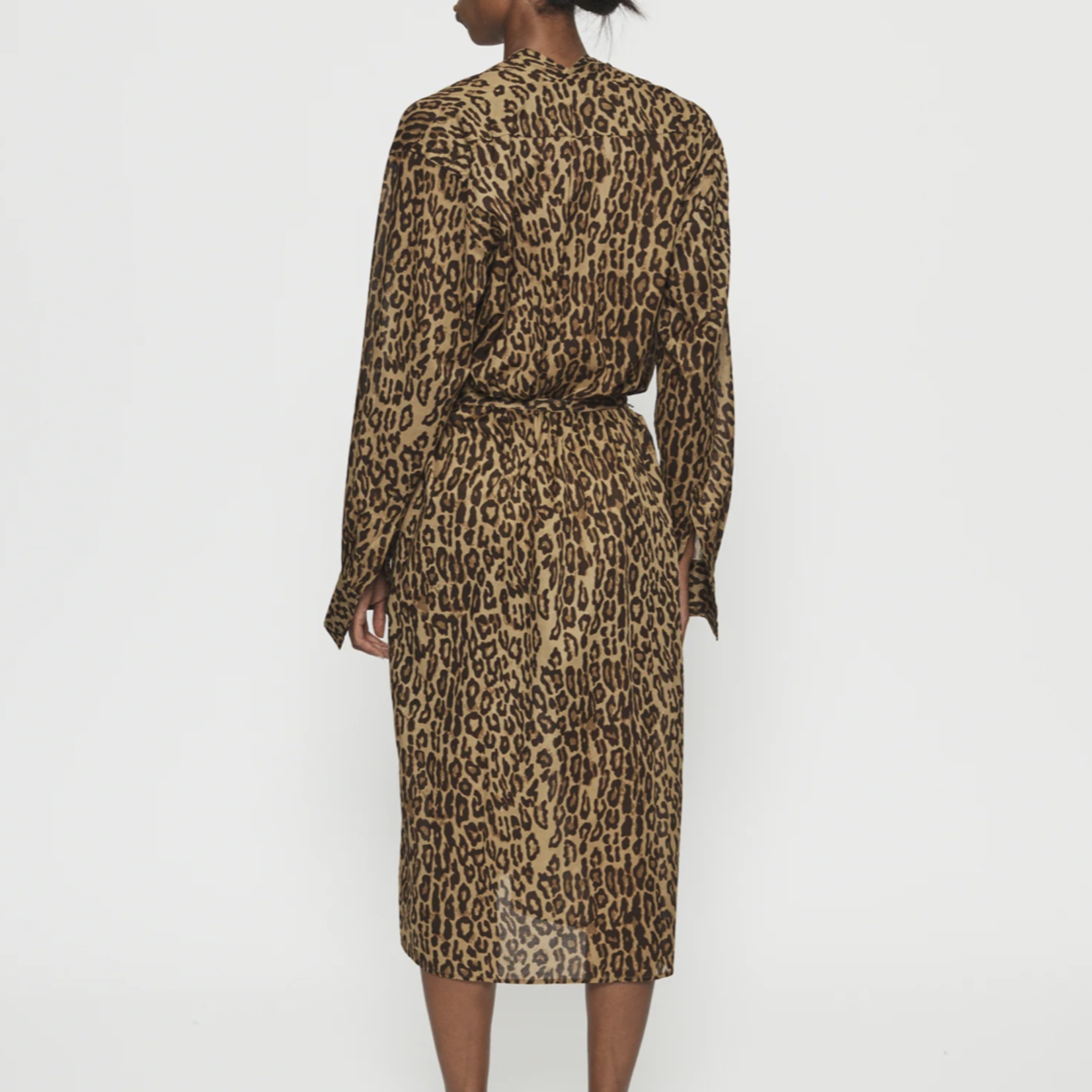 6397 Collarless Shirtdress | Leopard