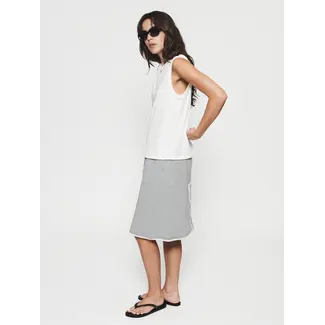 6397 Inside Out Tank Top | White