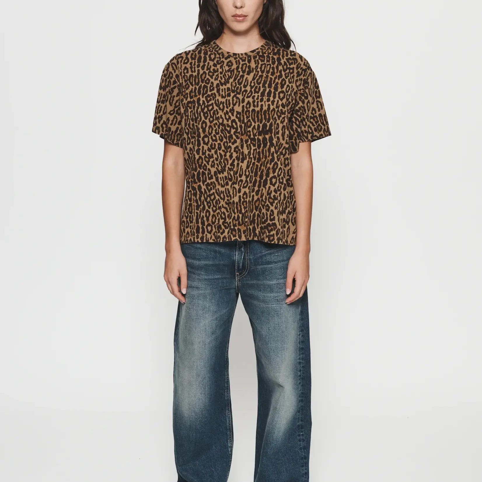 6397 Seamed Perfect Tee Shirt | Leopard