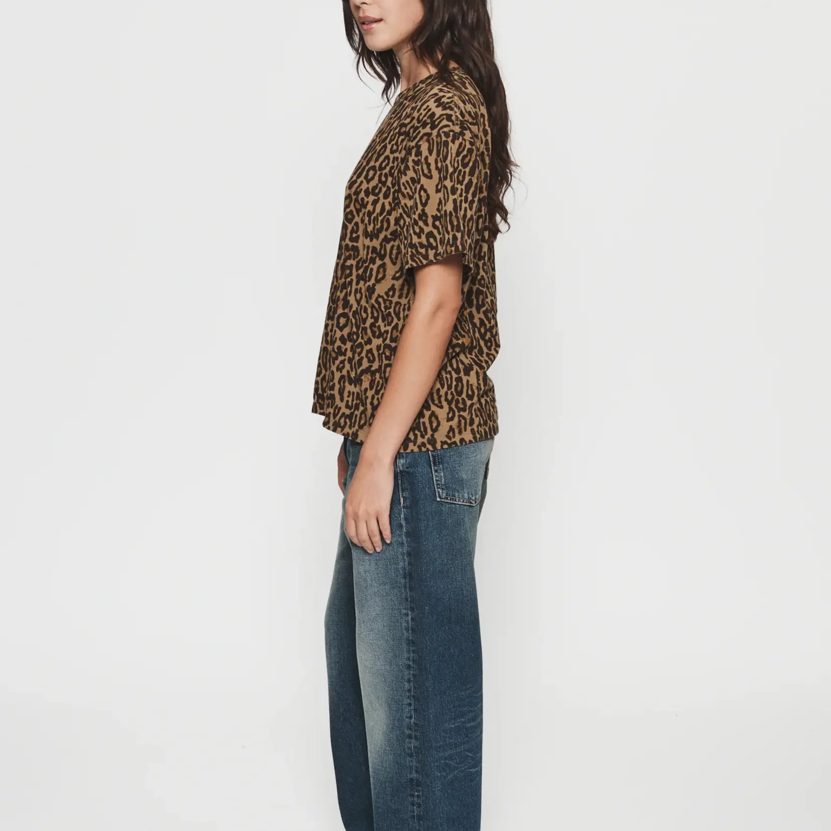 6397 Seamed Perfect Tee Shirt | Leopard