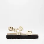ACNE STUDIOS Acne Studios Leather Buckle Sandal | Beige