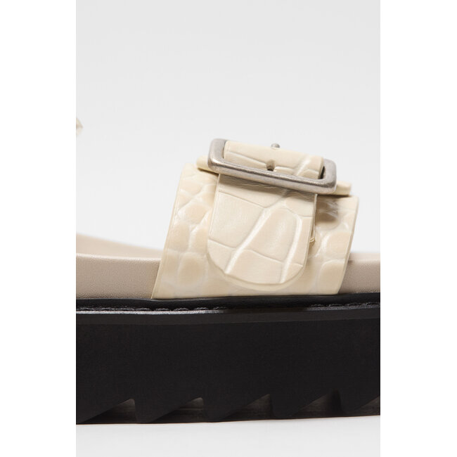 ACNE STUDIOS Acne Studios Leather Buckle Sandal | Beige