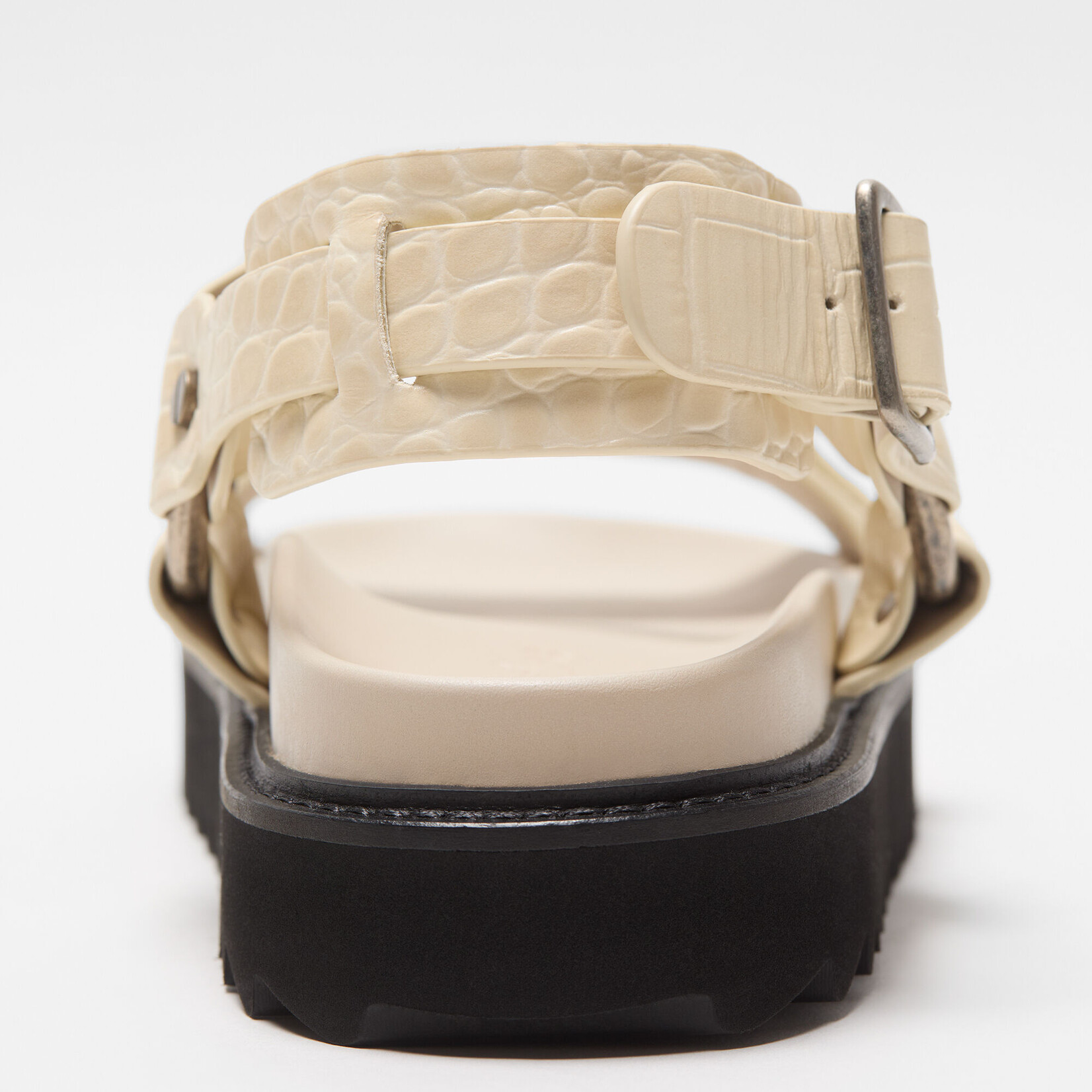 ACNE STUDIOS Acne Studios Leather Buckle Sandal | Beige