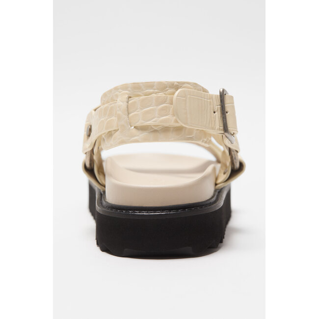 ACNE STUDIOS Acne Studios Leather Buckle Sandal | Beige