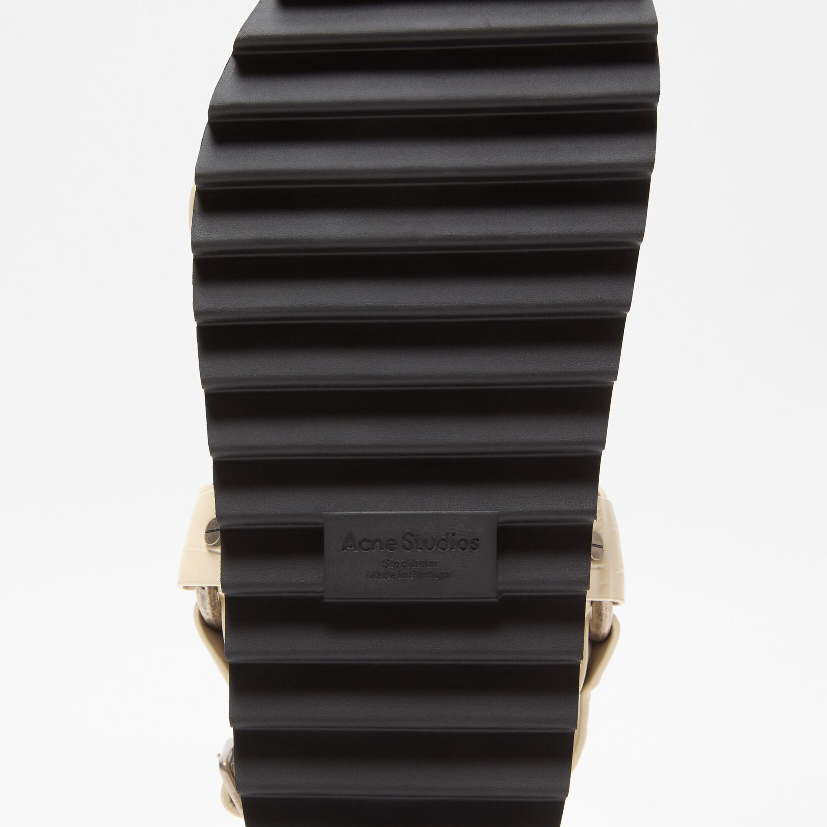 ACNE STUDIOS Acne Studios Leather Buckle Sandal | Beige