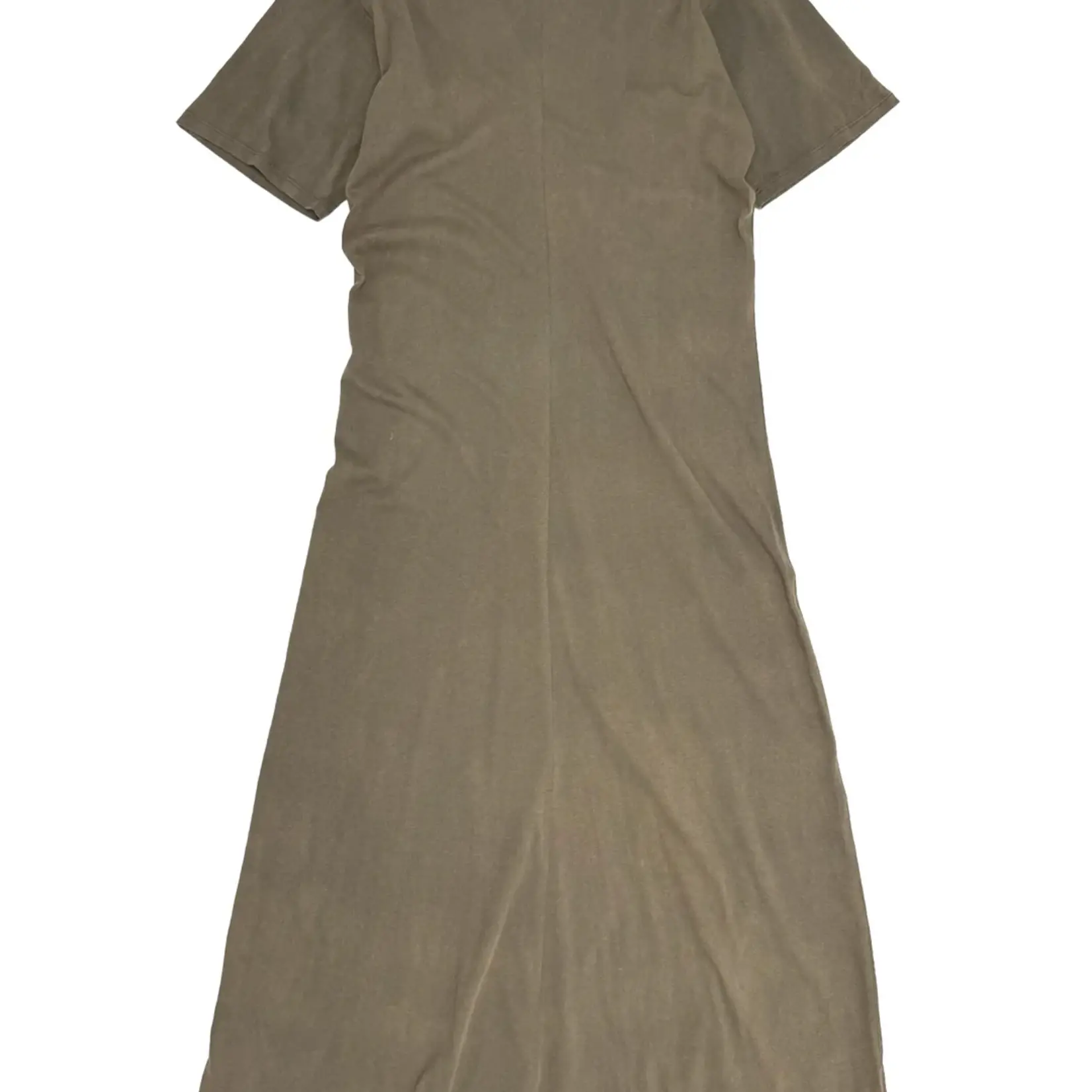 6397 Sunbleached Draped Dress | Army