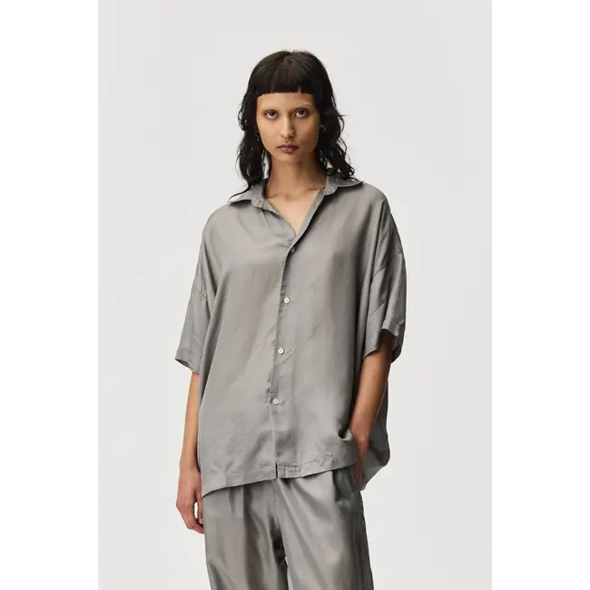 ADNYM Suri Shirt | Grey Cupro