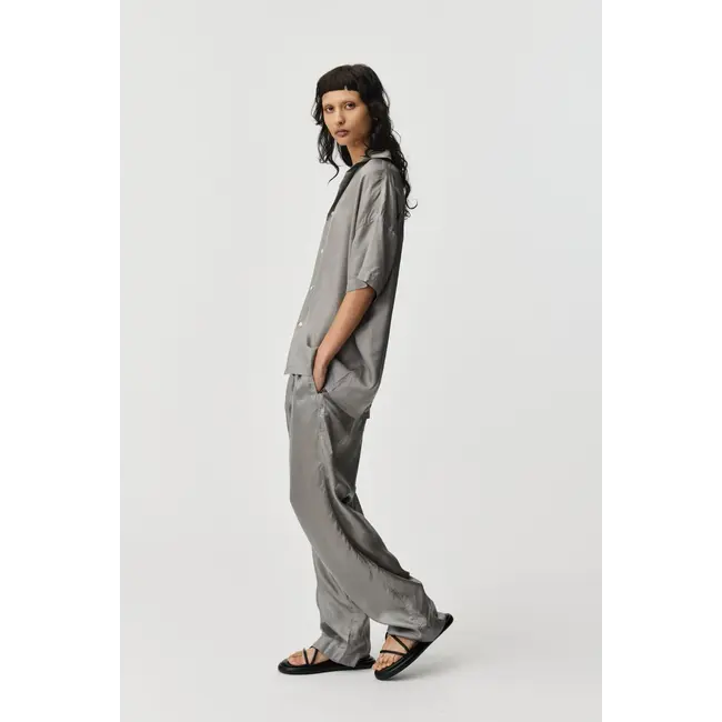 ADNYM Suri Shirt | Grey Cupro