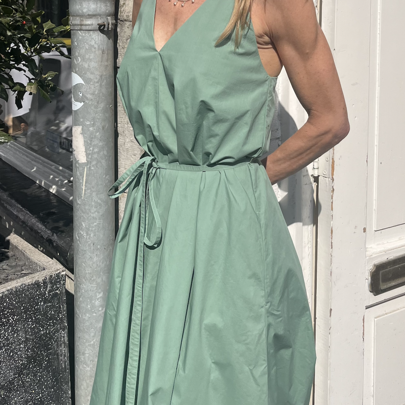 Xacus Xacus Dress Sea Foam