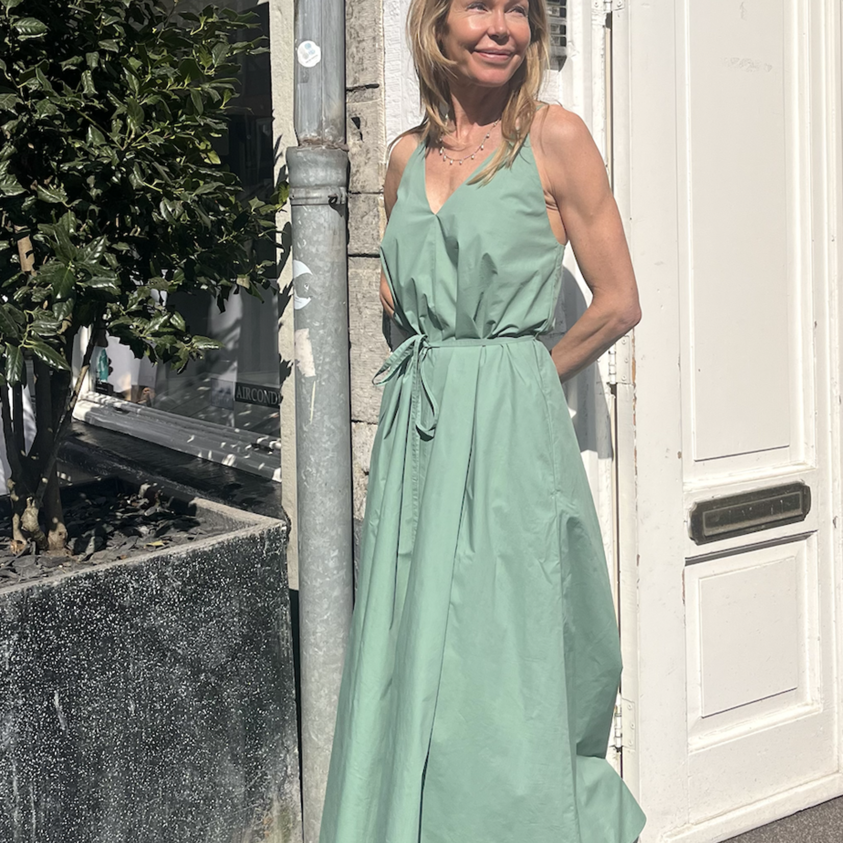 Xacus Xacus Dress Sea Foam