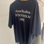 ACNE STUDIOS Acne studios logo tee,deep blue