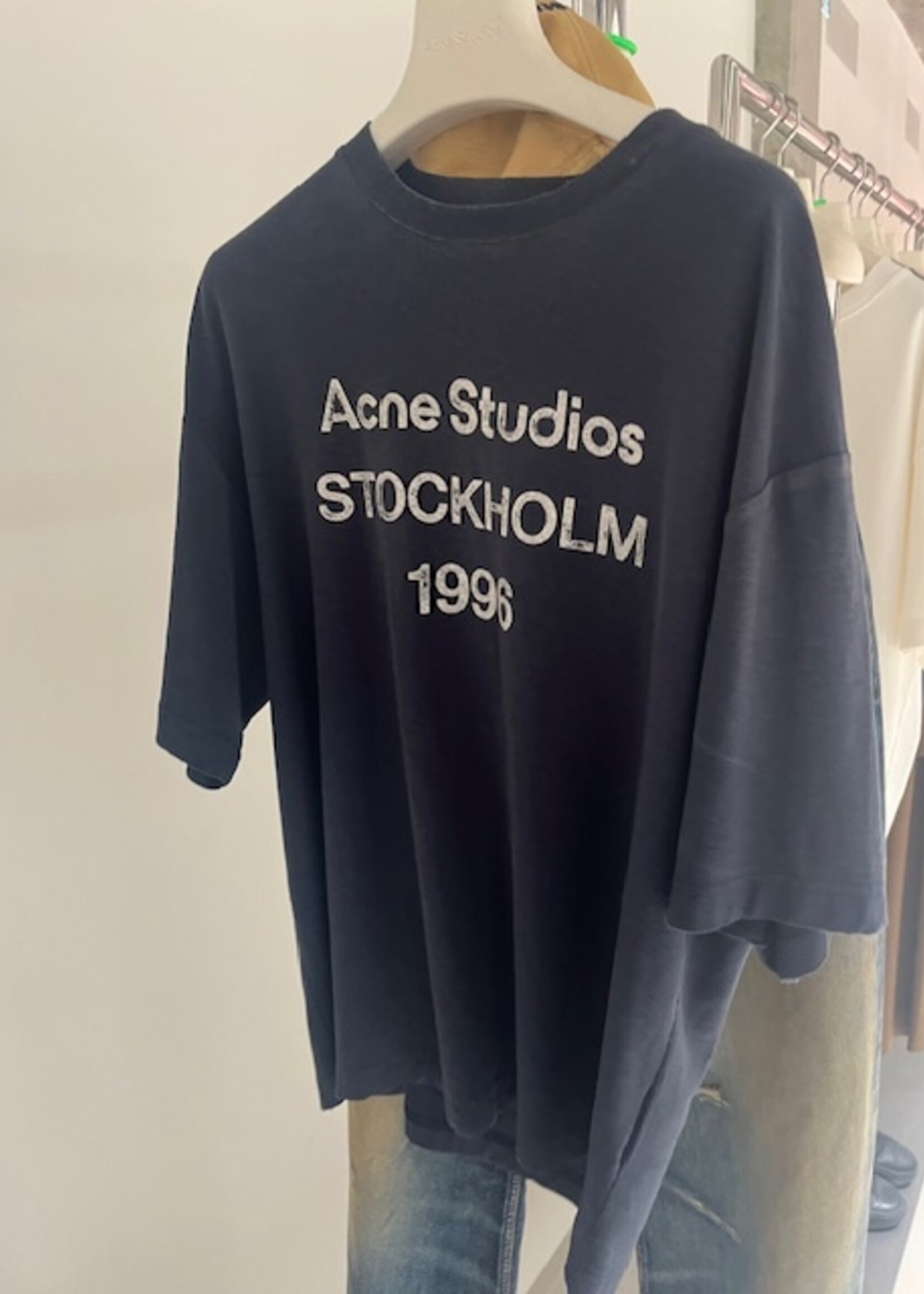 ACNE STUDIOS Acne Studios Logo Tee | Deep Blue