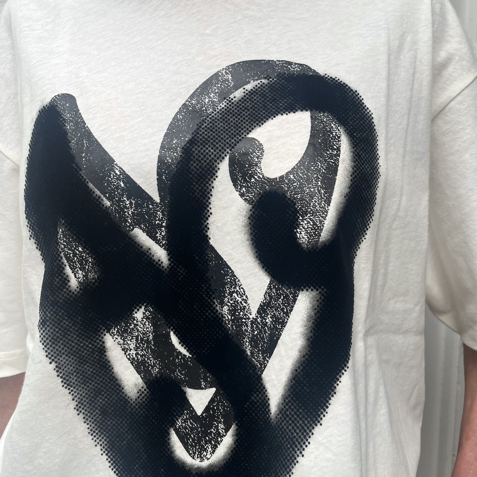 ACNE STUDIOS Acne studios logo tee, relaxed fit ,white