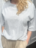 Just a T Just a T Boxy Tee | Grey Melee
