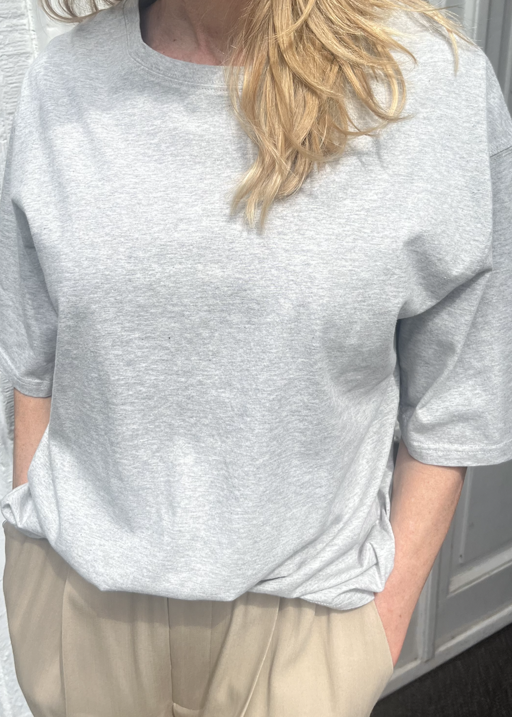 Just a T Just a T Boxy Tee | Grey Melee