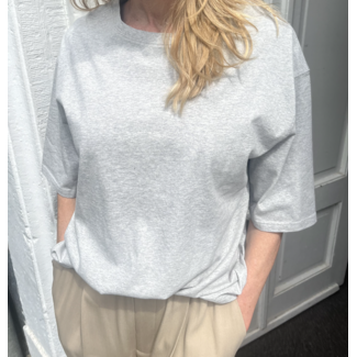 Just a T Just a T Boxy Tee | Grey Melee