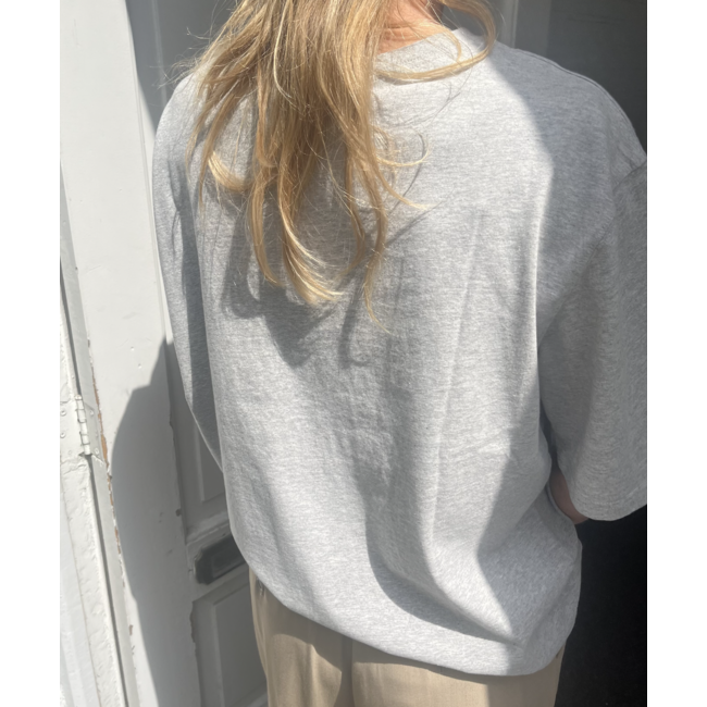 Just a T Boxy Tee | Grey Melee