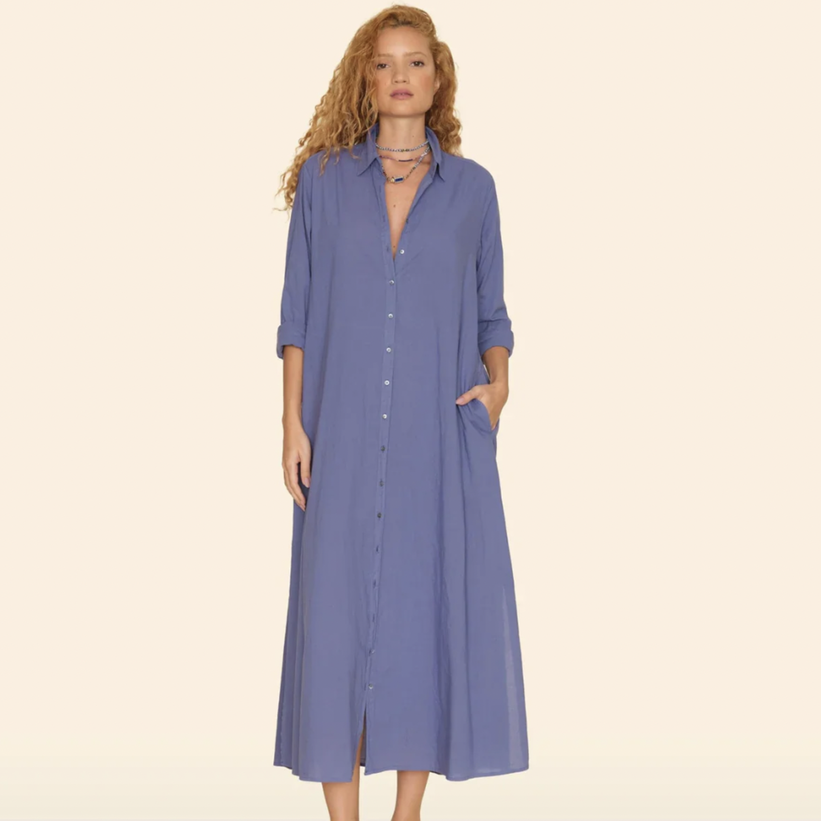 XIRENA Xirena  Boden Dress Marlin, Blue