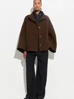 CHRISTIAN WIJNANTS Juwano Double Face Jacket with Wide Sleeve | Chestnut