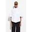 Christian Wijnants Tialle Cropped Puff Sleeve Shirt | White