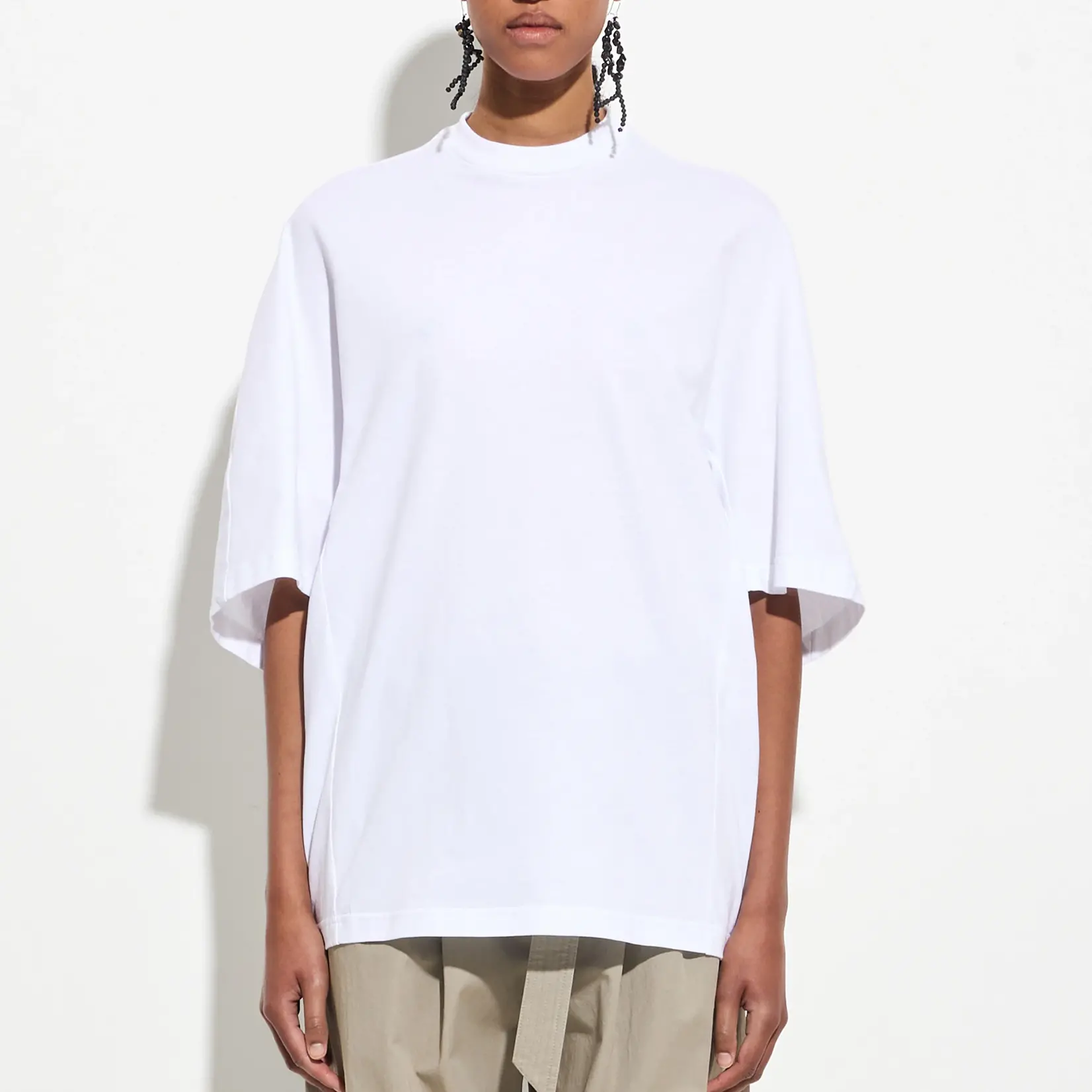 CHRISTIAN WIJNANTS Christian Wijnants tiriani short sleevesvtee,white