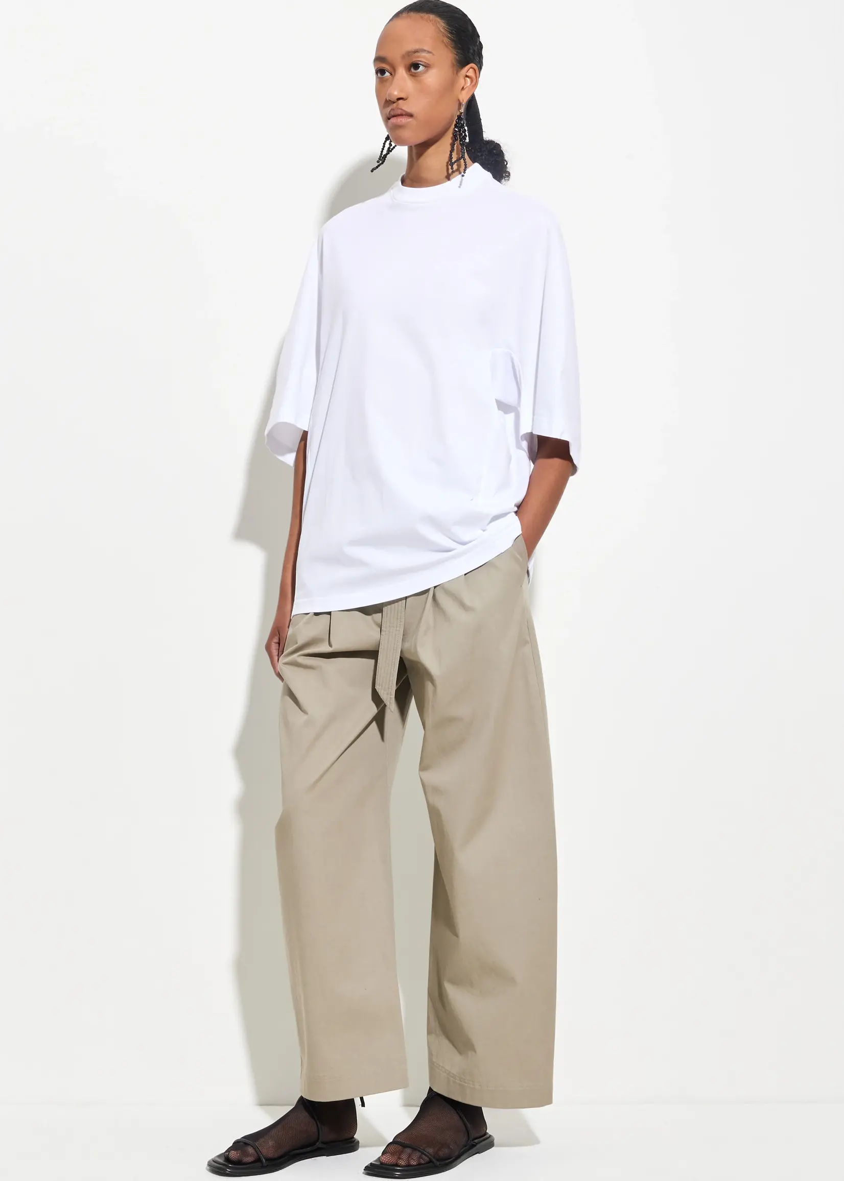 CHRISTIAN WIJNANTS Christian Wijnants Tiriani Short Sleeves Tee | White