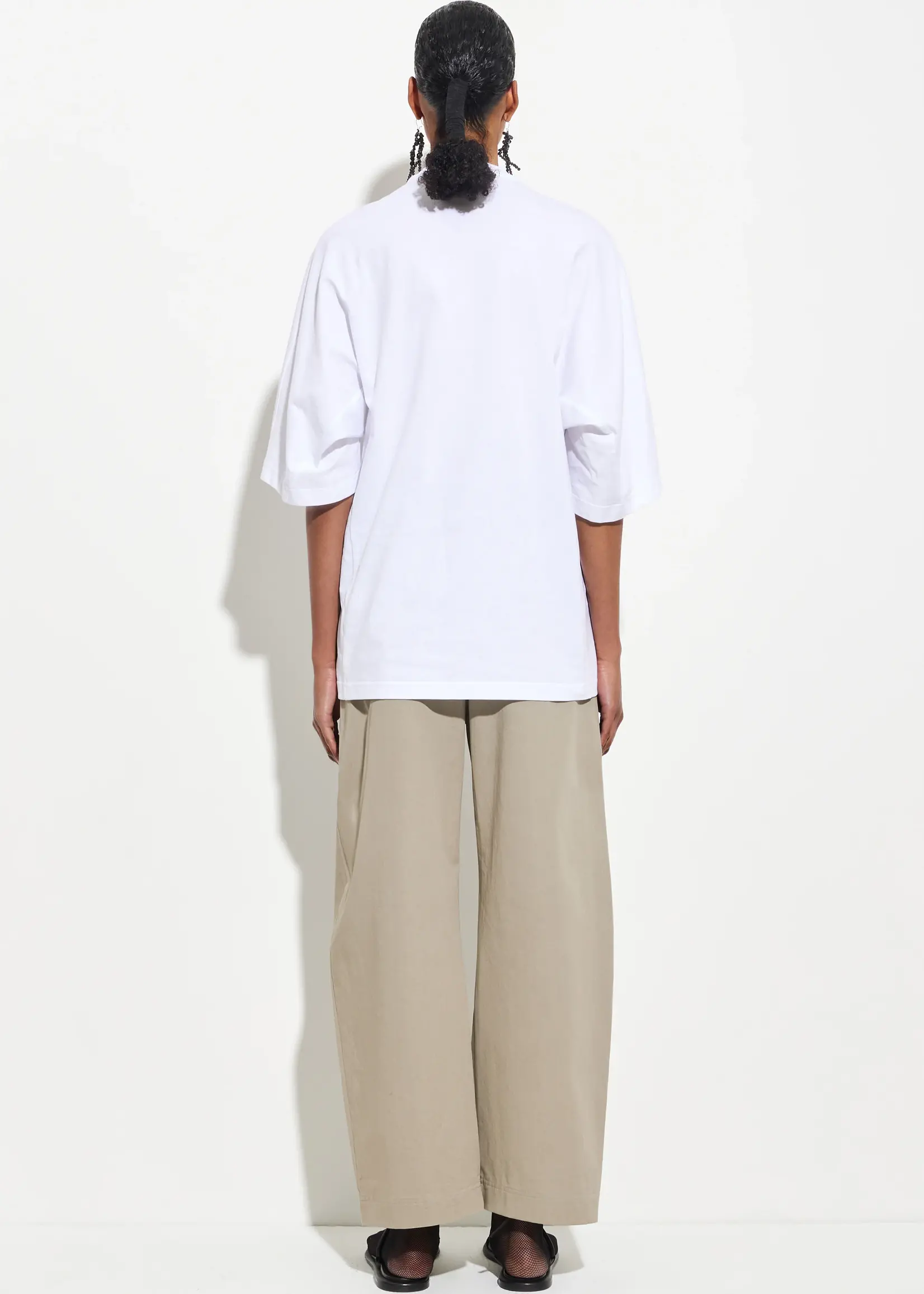 CHRISTIAN WIJNANTS Christian Wijnants Tiriani Short Sleeves Tee | White