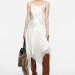 ACNE STUDIOS Acne studios satin lace dress ,white    38size
