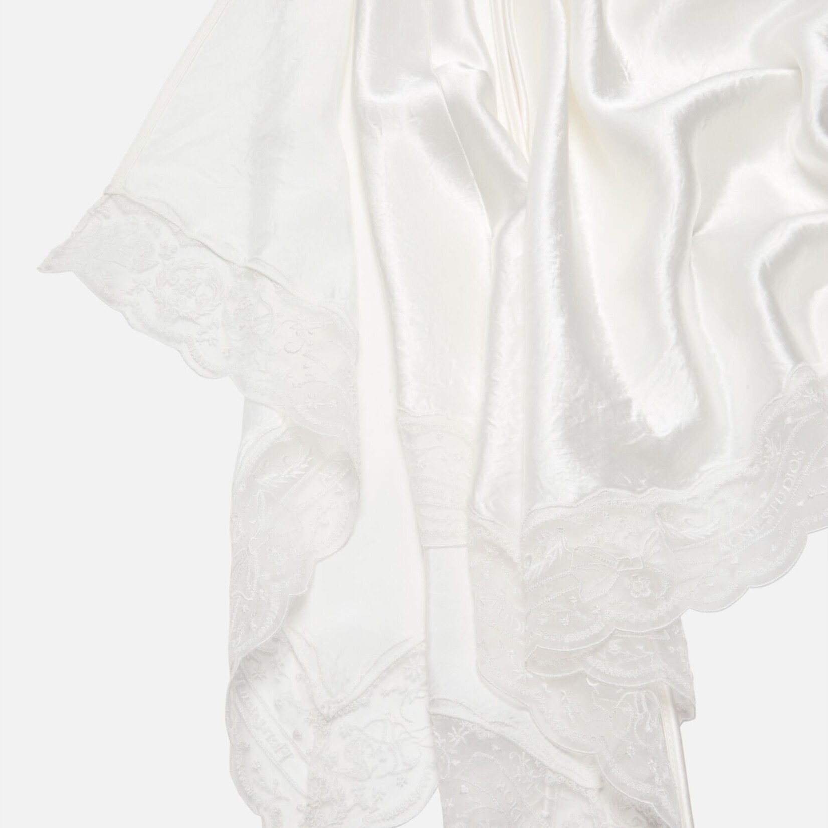ACNE STUDIOS Acne studios satin lace dress ,white