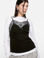 ACNE STUDIOS Acne studios lace strap blouse , black 36