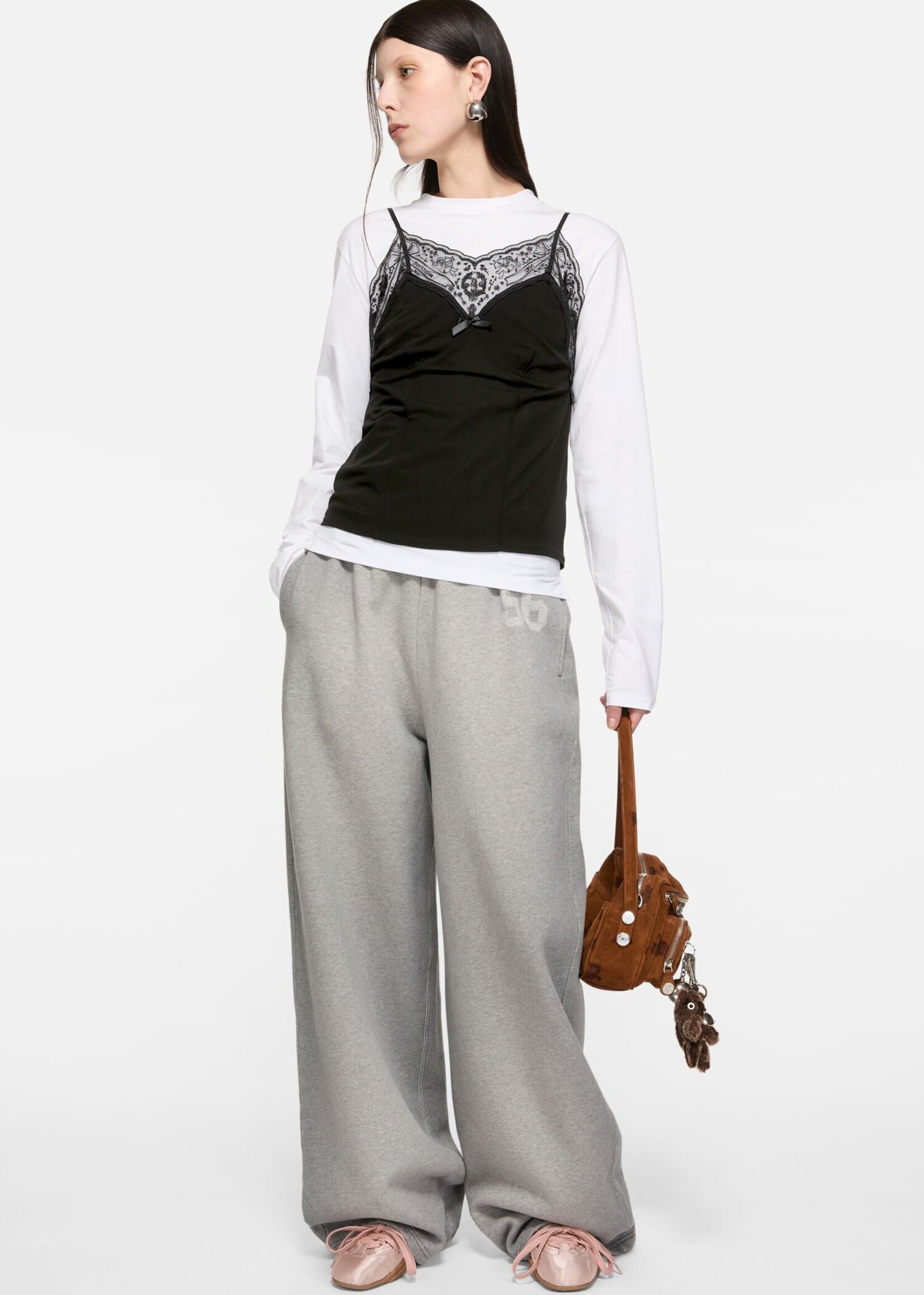 ACNE STUDIOS Acne Studios Lace Strap Blouse | Black 36