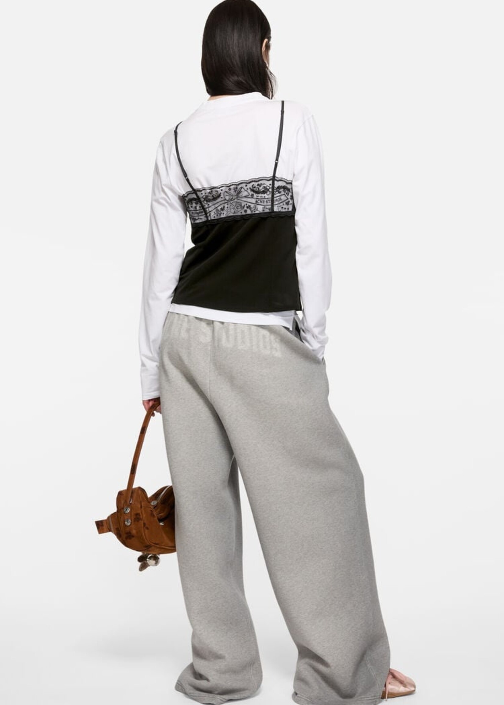 ACNE STUDIOS Acne Studios Lace Strap Blouse | Black 36