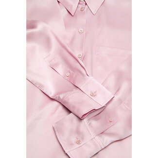 ACNE STUDIOS Acne Studios Layered Satin Blouse | Pastel Pink