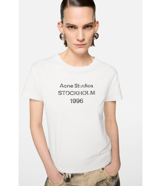 ACNE STUDIOS Acne Studios Logo T-Shirt | Off white